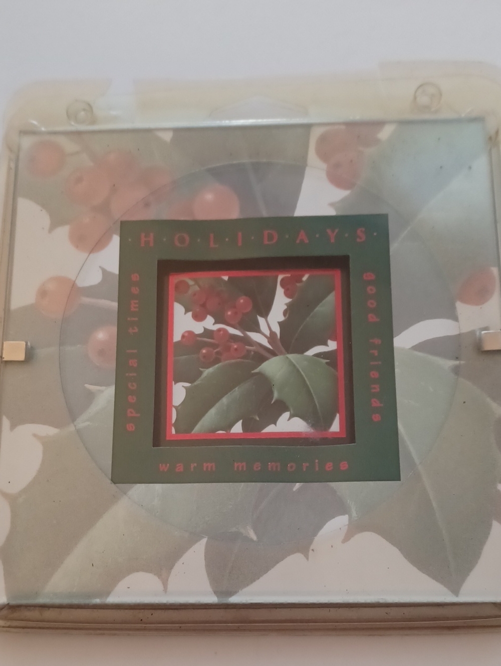 Hallmark Framed 1997 Christmas Stamp Vintage Print 5x5 New